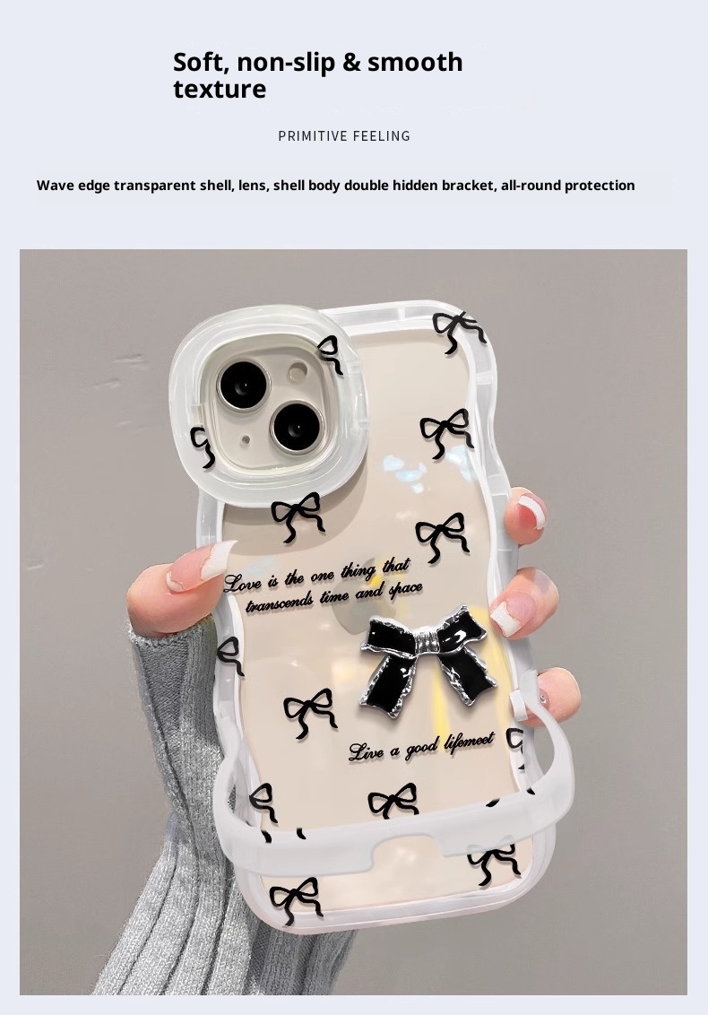 TechGlobe 3D Schleifenhülle für iPhone 14 Pro, 16, Niche, 15, Dual Stand Premium 12x_voghion.com