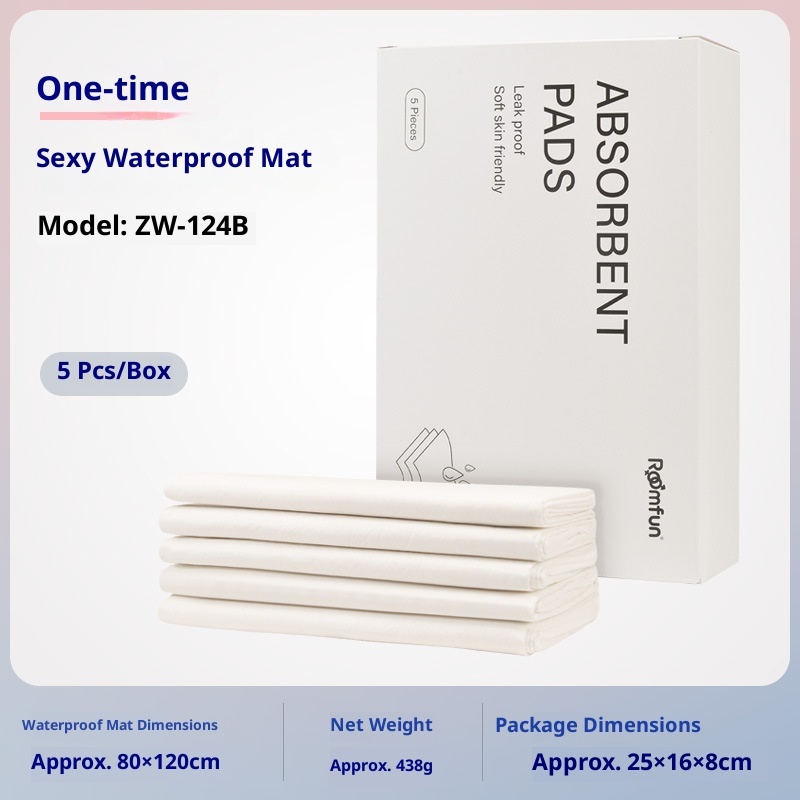 Drap-housse jetable imperméable et résistant à l'huile LuvBox Sexy Push Oil, idéal pour matelas d'hôtel et sextoys pour couples._voghion.com