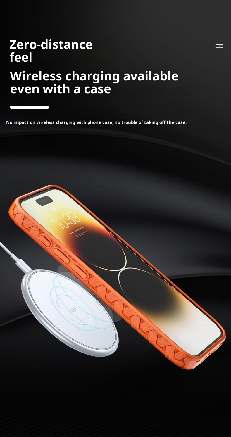 TechGlobe Nuovo stile adatto per iPhone 16 Pro Max Custodia per telefono in pelle alla moda, antiurto e resistente all'usura, motivo dente di cane_voghion.com