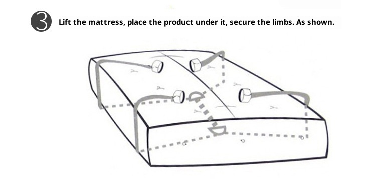 LuvBox Sexy SM One-Word Bed Binding Set Hand And Foot Cuffs Mouth Gag Ball Whip Eye Mask Adult Props_voghion.com