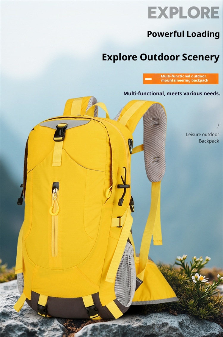 ActiveGo Cross-border New Double Shoulder Large Capacity Travel Leisure Outdoor Business Trip Lightweight Hiking Bag Women's_voghion.com