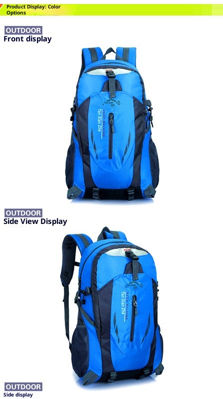 Sac à dos ActiveGo pour l'alpinisme transfrontalier, léger, grande capacité, résistant à l'eau, pour les voyages et les activités sportives décontractées._voghion.com