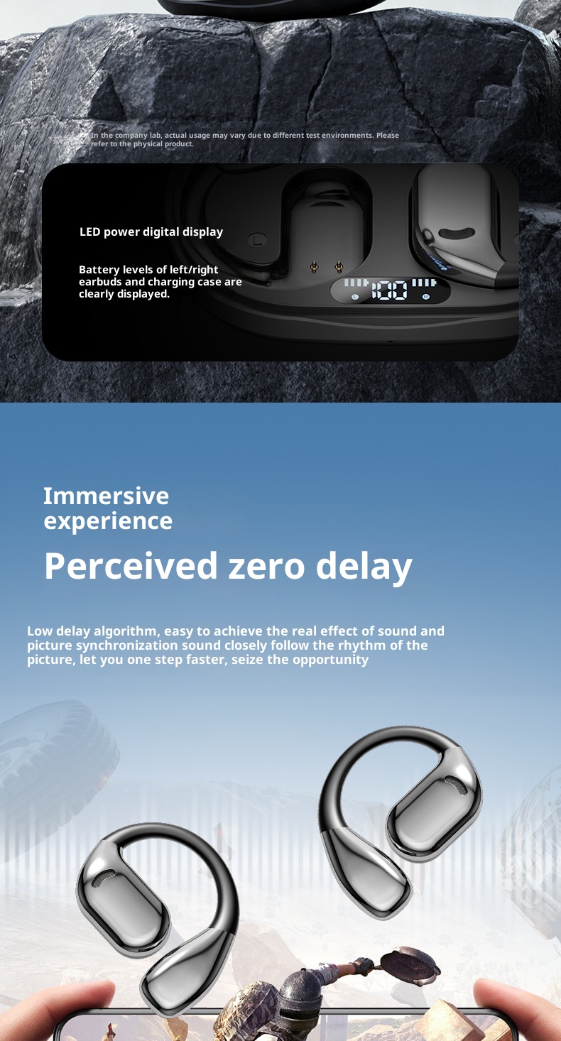 3c OWS Privémodel Draadloze Open Ear Bluetooth Lange Batterijduur Ruisonderdrukkende Sport Over-Ear Oordopjes_voghion.com