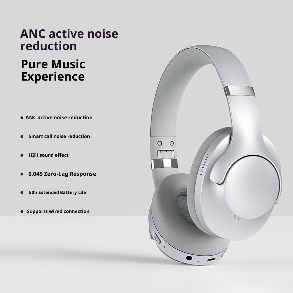 3c New Private Model ANC Over-Ear Wirels With Long Battery Life, Full Coverage Active Noise Cancelling Bluetooth_voghion.com