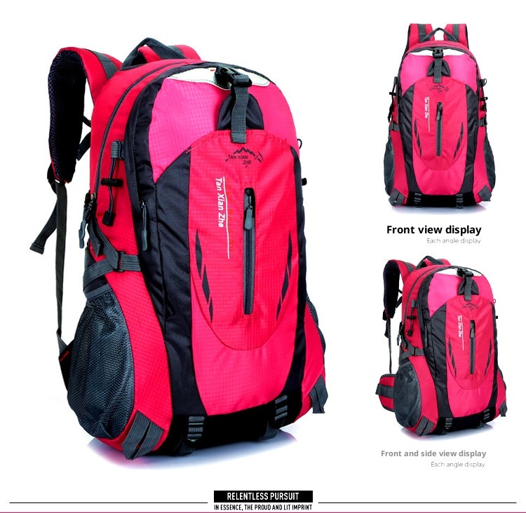 Sac à dos ActiveGo pour l'alpinisme transfrontalier, léger, grande capacité, résistant à l'eau, pour les voyages et les activités sportives décontractées._voghion.com