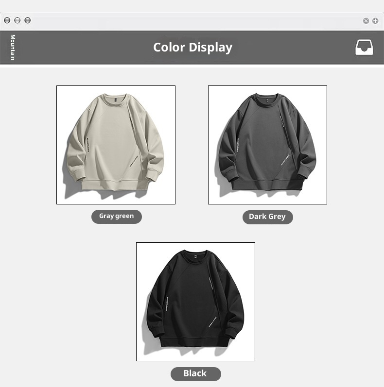 boy ACU Men's Clothing|Heavyweight American Style Crew Neck Autumn Winter Sweatshirt For Men, Structured Patchwork Pullover_voghion.com