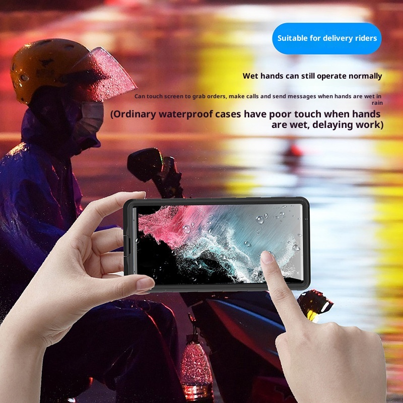 TechGlobe Suitable For Huawei Xiaomi Samsung Phone Waterproof Case Touchscreen Swimming Sealed Diving 15 Underwater_voghion.com