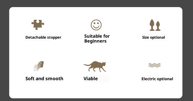 LuvBox SM Plug anale in metallo Back Court Prodotti per uomini e donne Strumenti sessuali per coppie Coda di volpe con capelli veri Flirt sexy Dropshipping_voghion.com