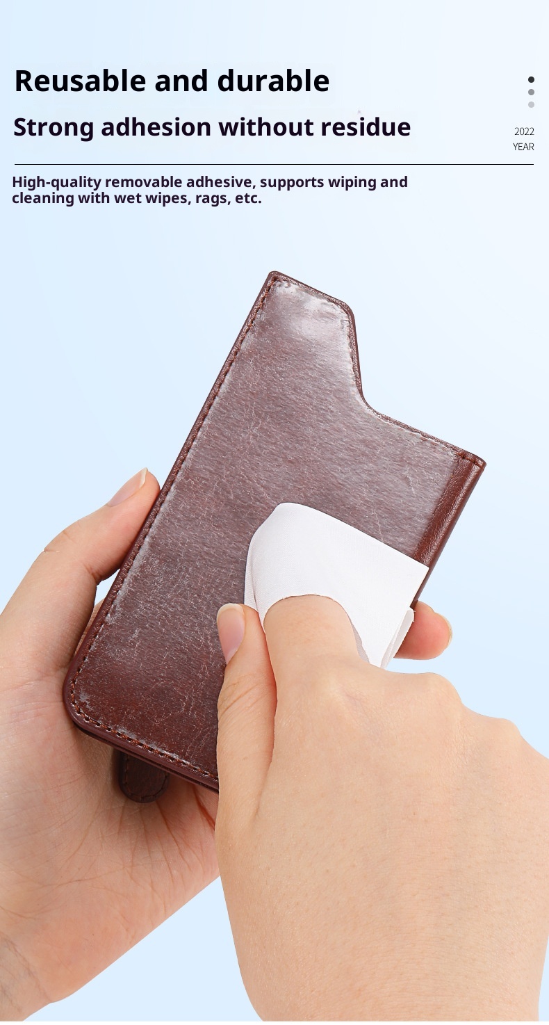 TechGlobe Back Sticker Multi-Functional Creative Insert Stand Holder Card Zipper Phone Case DIY Free Matching_voghion.com