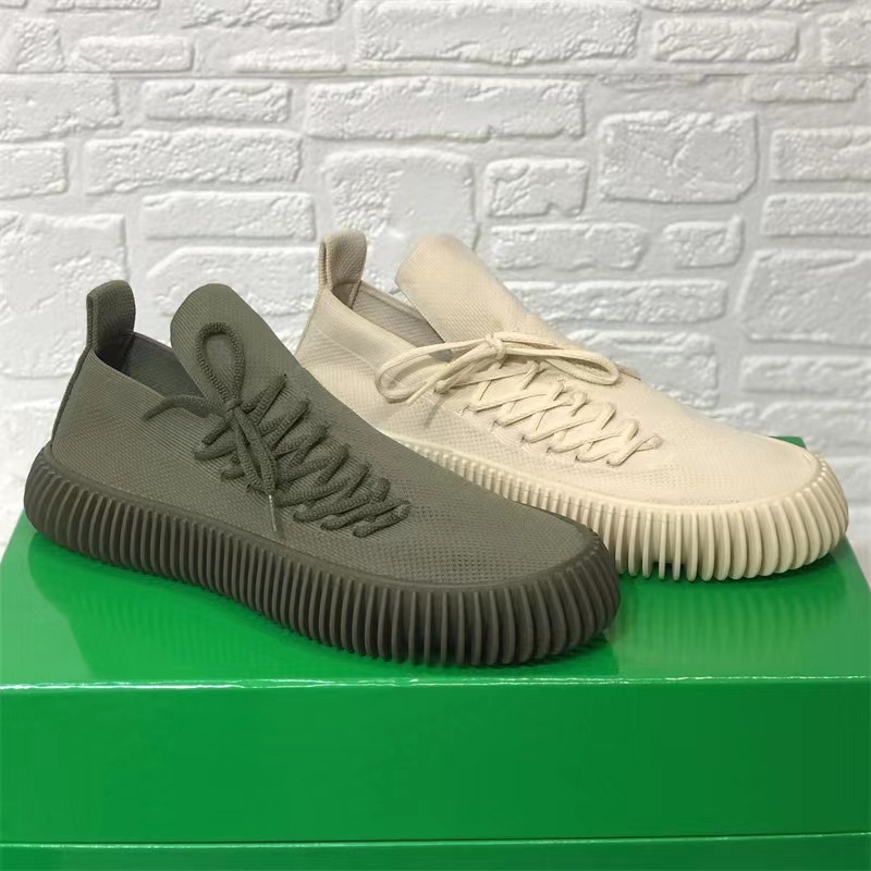 Zees Zees Zees 2025 Neue BA.BV Mesh Atmungsaktive Freizeit-Sneaker Schnürschuhe aus Canvas Slip-on Sockenschuhe Damen Flats_voghion.com