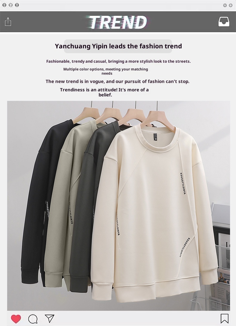 boy ACU Men's Clothing|Heavyweight American Style Crew Neck Autumn Winter Sweatshirt For Men, Structured Patchwork Pullover_voghion.com
