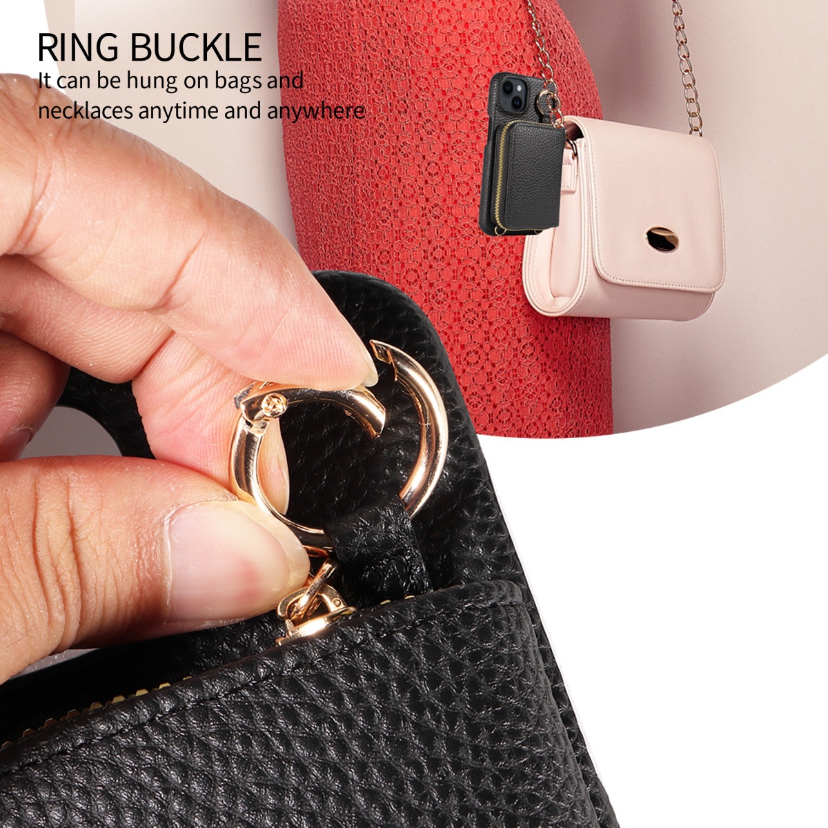 TechGlobe Suitable For IPhone 17 16 Pro With Coin Purse 15 Shockproof Phone Leather Case_voghion.com