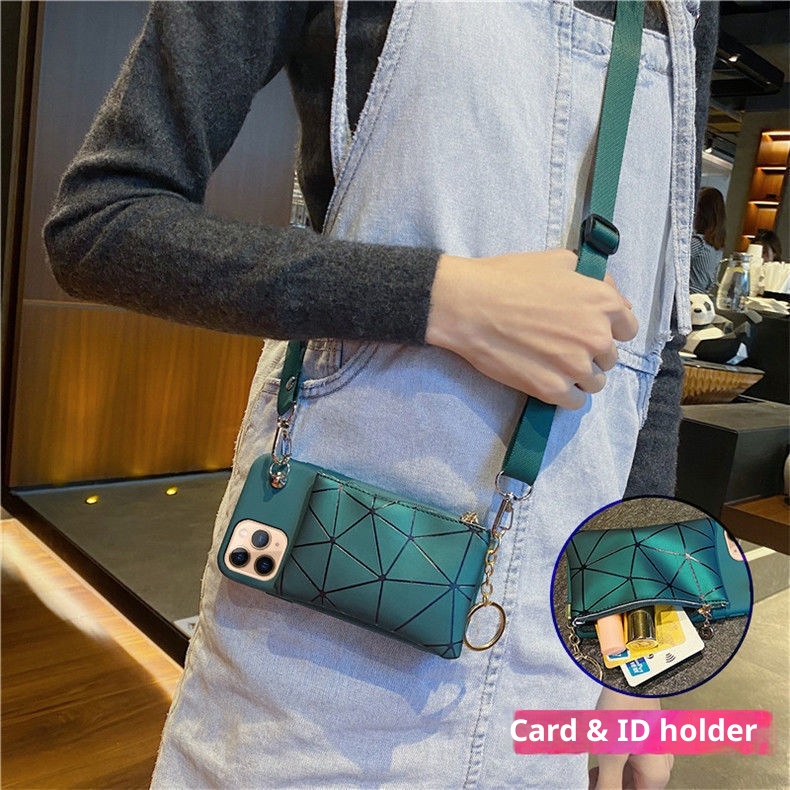 TechGlobe Compatible With 14 Phone Case 16Pro/Card Holder/15Pro/13/8 Crossbody 12/iPhone 17 Coin Purse 12_voghion.com