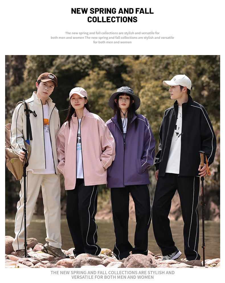 001 Completo casual alla moda, giacca e pantaloni da esterno, due pezzi, per uomo, acquisto di gruppo_voghion.com