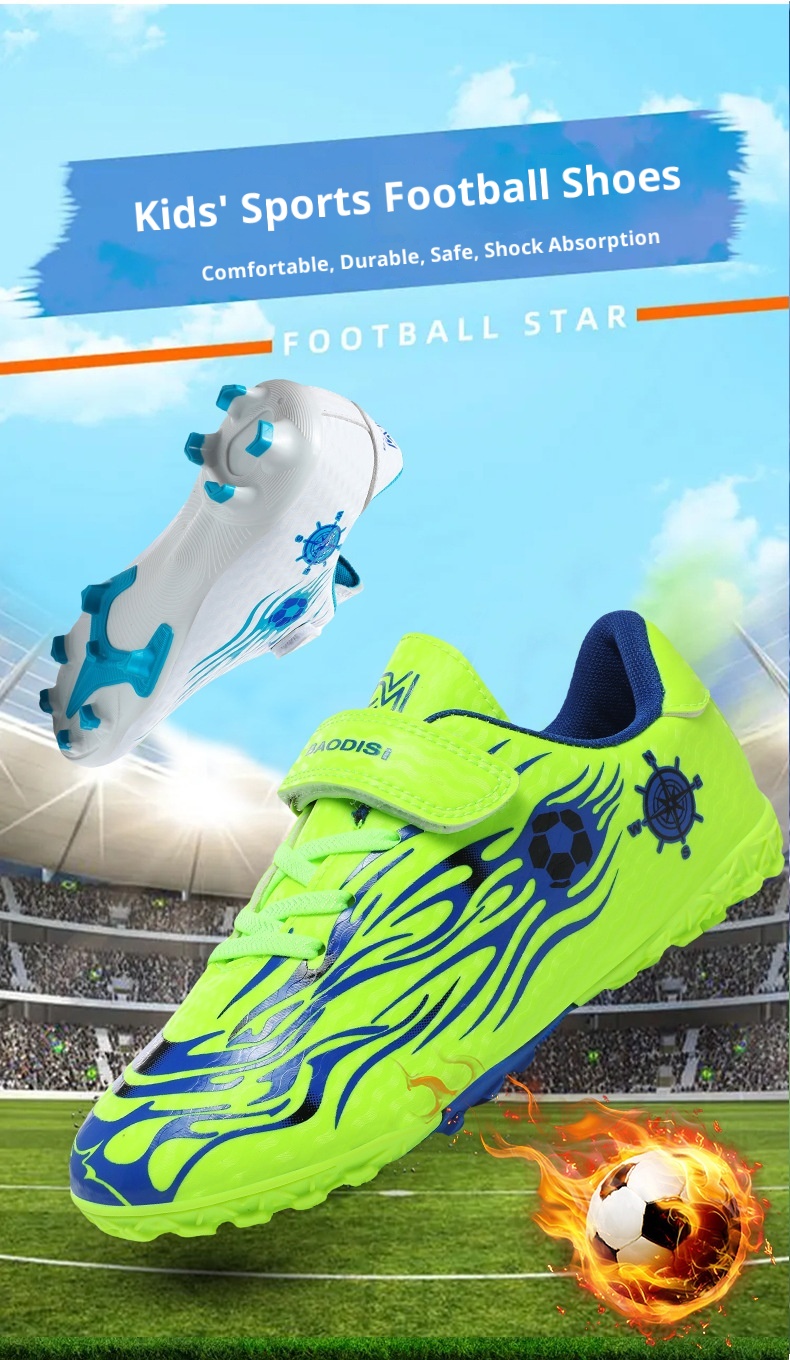 Chaussures de football ShoeGlobe pour adolescentes, garçons et filles, crampons TF, baskets de sport décontractées, étudiantes, compétition, entraînement professionnel_voghion.com
