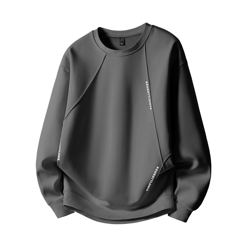 boy ACU Men's Clothing|Heavyweight American Style Crew Neck Autumn Winter Sweatshirt For Men, Structured Patchwork Pullover_voghion.com