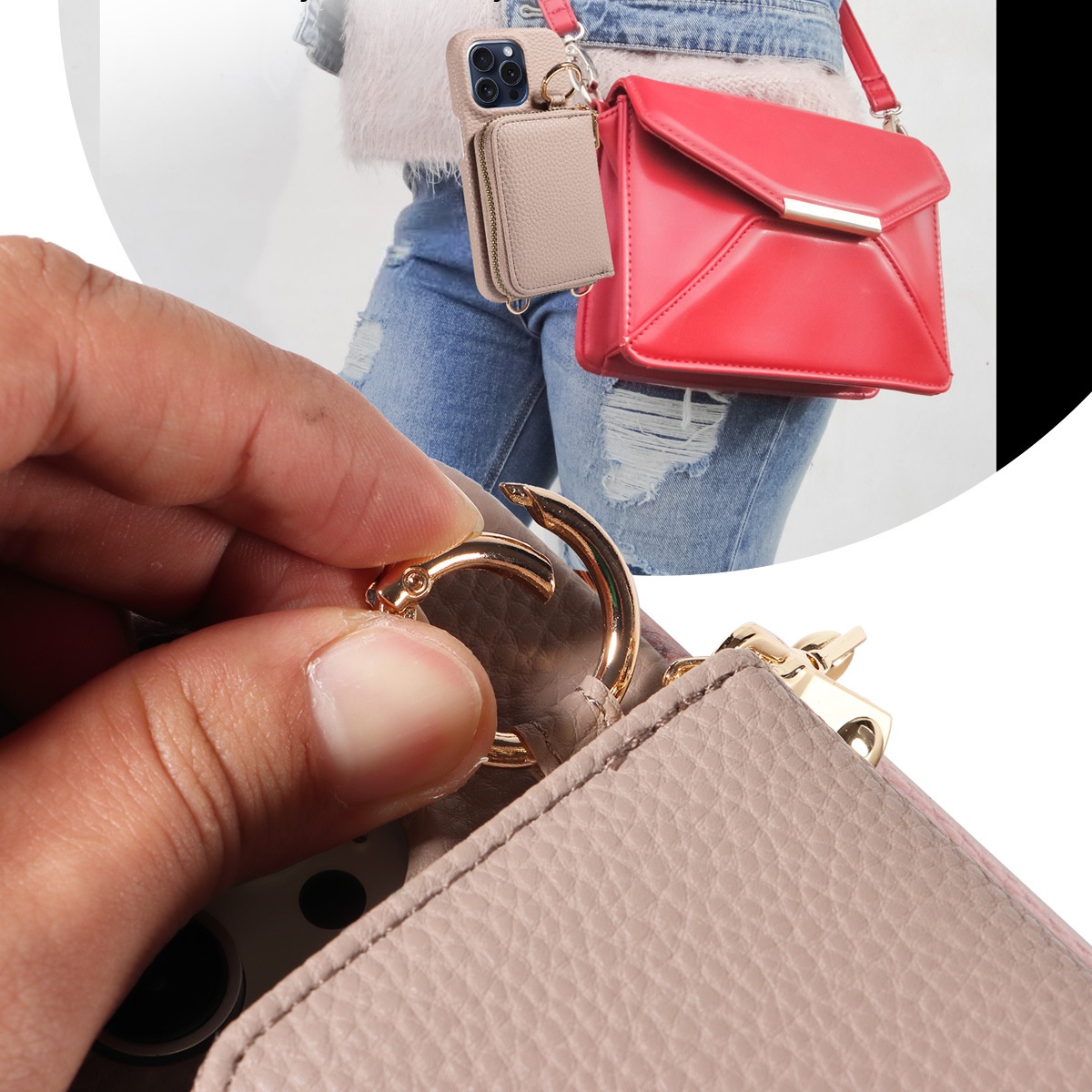 TechGlobe Suitable For IPhone 17 16 Pro With Coin Purse 15 Shockproof Phone Leather Case_voghion.com