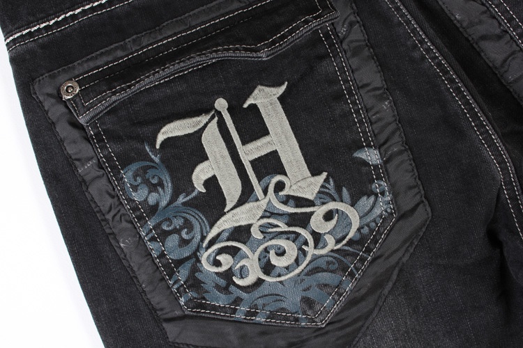 Jeans hip-hop tendance pour homme, style européen et américain, vêtements de danse de rue, pantalon de skate ample délavé, grandes tailles_voghion.com