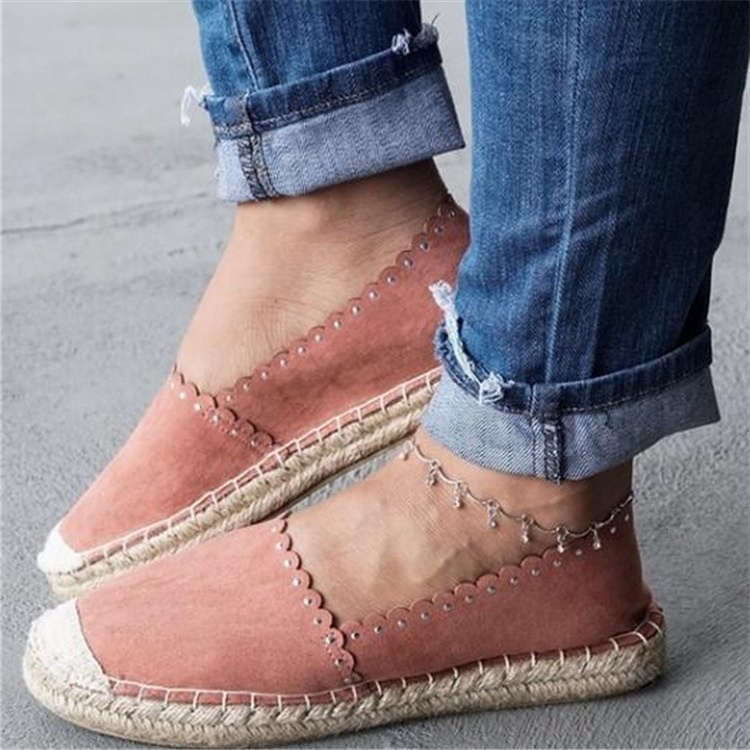 2019 Spring Large Size Foreign Trade Cloth European And American New Style Autumn Flat Casual Fisherman Women's Single_voghion.com