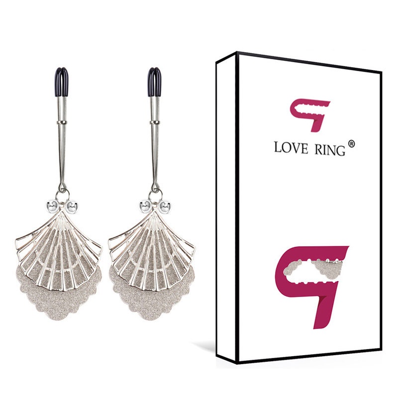 Morsetti per capezzoli LuvBox Anello erotico SM Flirting con suono di campanello Regolabile Prodotti per adulti Formazione_voghion.com