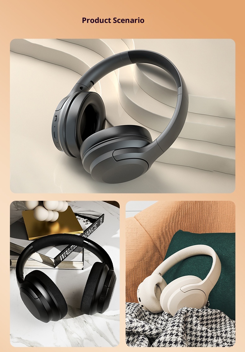 3c Kabellose Bluetooth-Kopfhörer (Herstelleranfertigung) – Nicht-Ohr-Kopfhörer mit Geräuschunterdrückung – Extrem lange Akkulaufzeit – Großer Akku_voghion.com