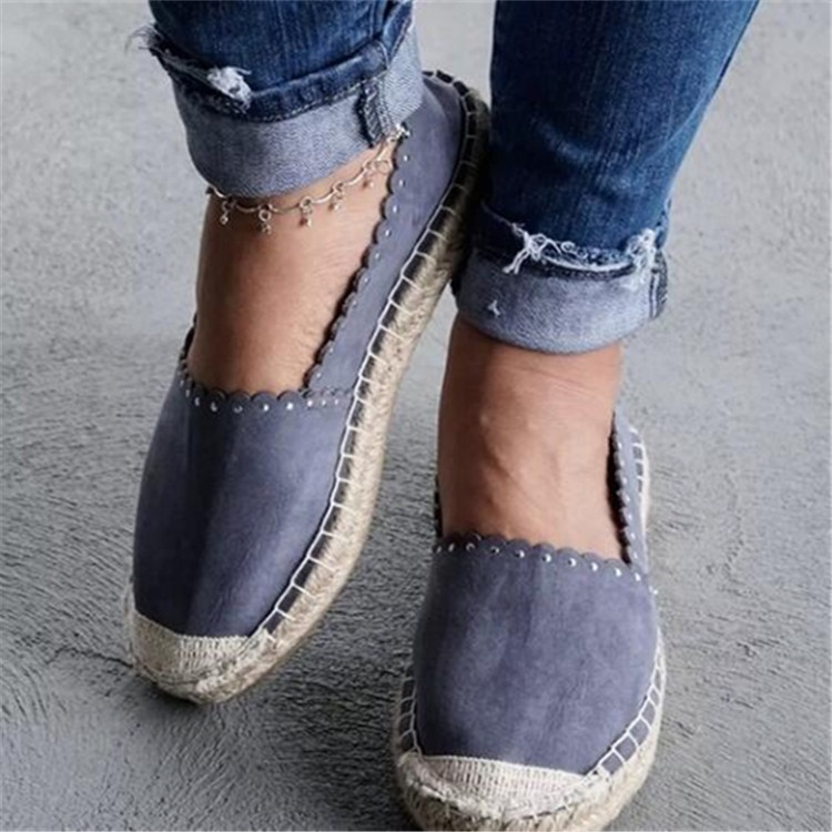 2019 Spring Large Size Foreign Trade Cloth European And American New Style Autumn Flat Casual Fisherman Women's Single_voghion.com