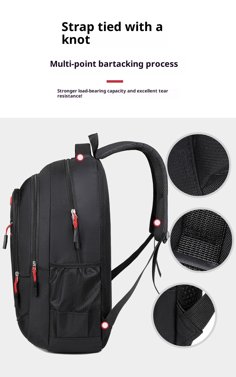 Sac à dos ActiveGo pour le commerce international, grande capacité, idéal pour ordinateur, le sport, la randonnée, l'alpinisme et les courts séjours. Sac à dos étudiant pour les voyages d'affaires et de loisirs._voghion.com