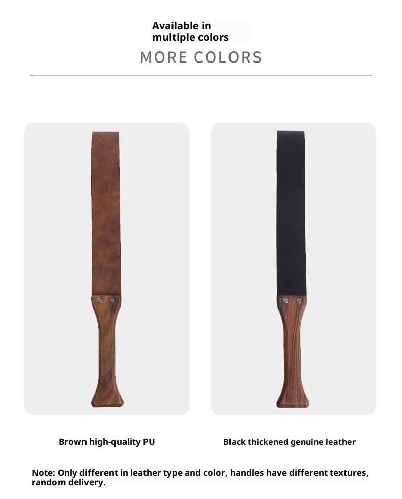 LuvBox Sexy Solid Walnut Wood Square Patting Ruler Long Teaching Whip SP Tool Punishment Training Prop SM Set_voghion.com