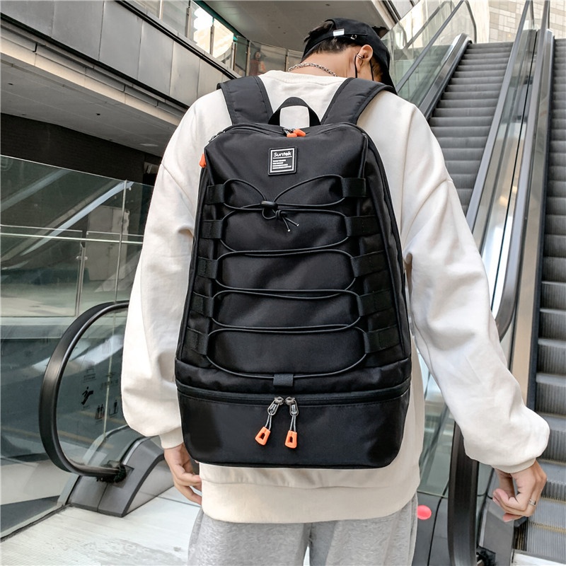 ActiveGo 24 Zaino per studenti autunno inverno da uomo, doppio spallaccio, grande capacità, stile college, borsa da viaggio per esterni, transfrontaliero_voghion.com