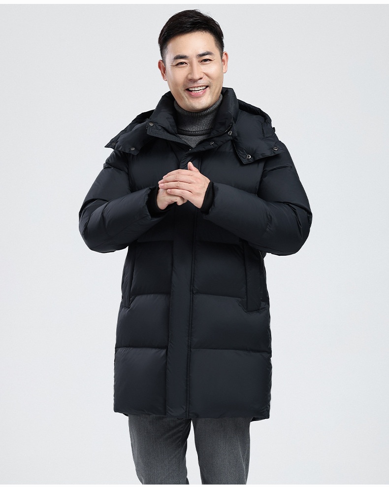 Winterjacke für Jungen 2025, mittellang, dick gefüttert, mit Daunenfüllung, warm, ideal für Väter, kältebeständige Kleidung, Großhandel_voghion.com