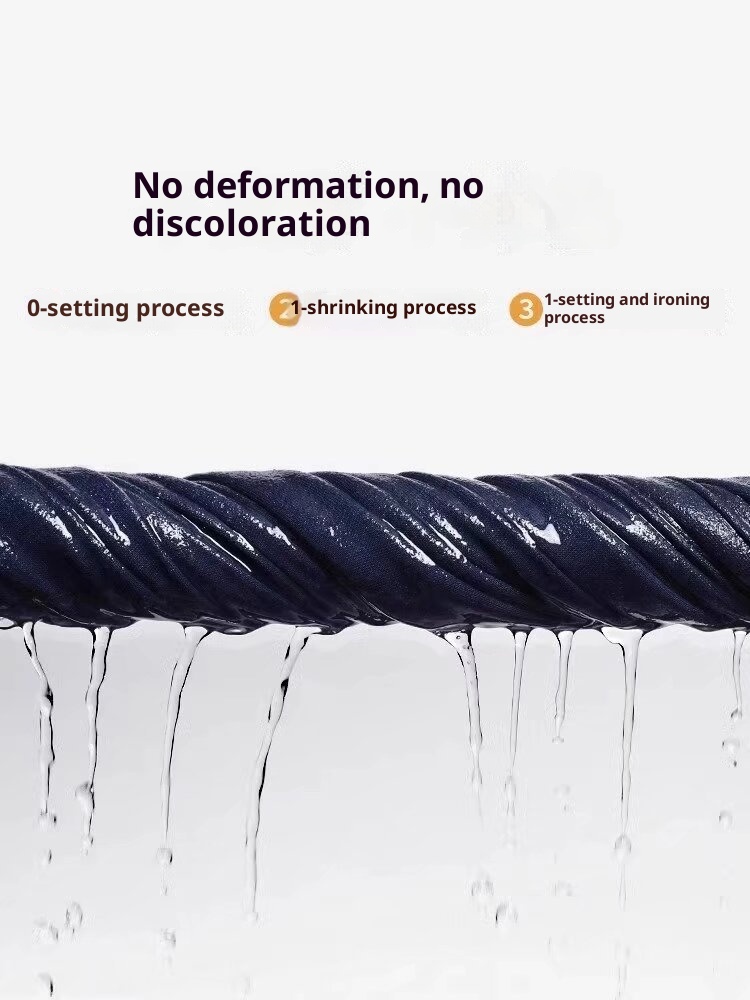 boy New Style Patchwork Navy Blue Crew Neck Fleece Sweatshirt Autumn Winter American Heavyweight Long Sleeve Men's Hoodless_voghion.com