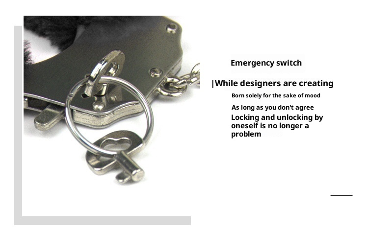 Menottes en peluche LuvBox Fangqu, jouets alternatifs pour le sexe, le flirt, l'amour et le bondage._voghion.com