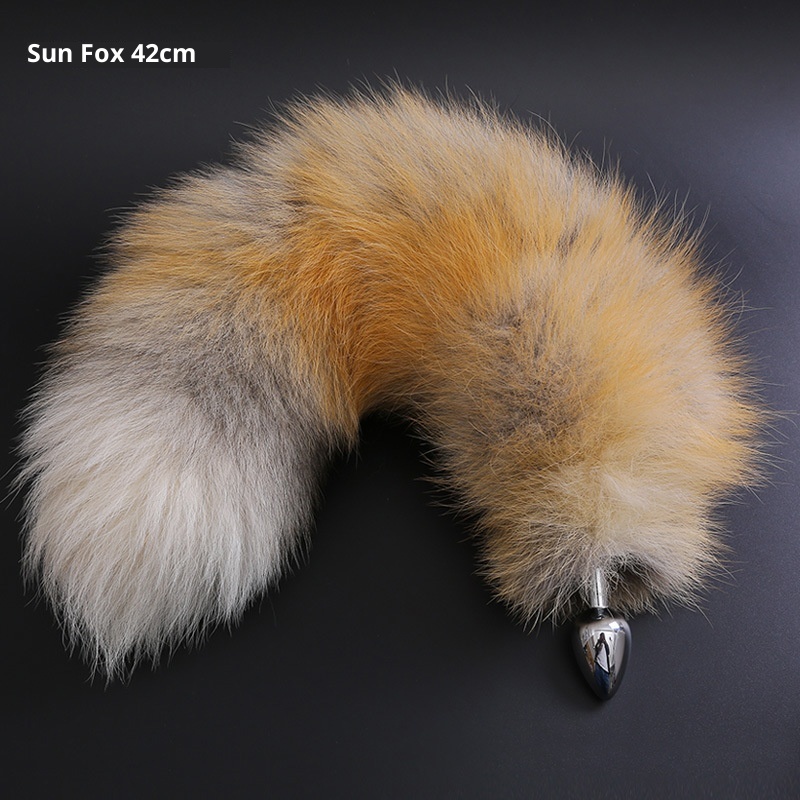 LuvBox Coda di Volpe Plug Anale Indossabile per Adulti Cosplay SM Prop Giocattolo Sessuale Unisex_voghion.com