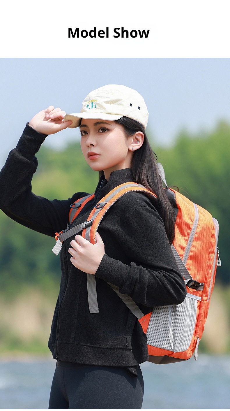 ActiveGo 40L Outdoor Lightweight Men's Hiking Large Capacity Can Hang Trekking Poles Cycling Bag Trail Running Backpack_voghion.com