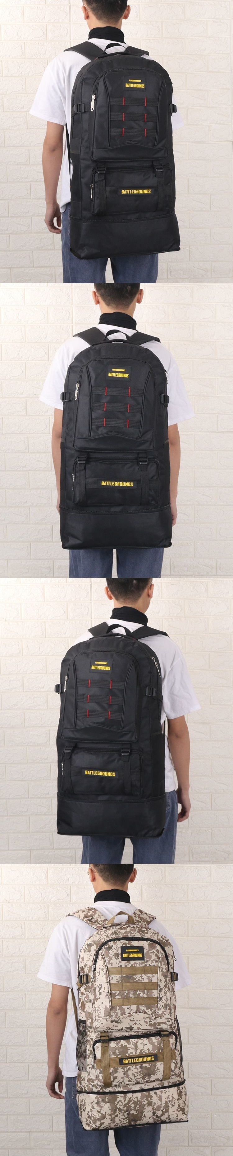 ActiveGo Outdoor 120L Camouflage Hiking per uomo, capacità extra large, viaggio, sport, Bapa, bagaglio per pendolarismo e ritorno_voghion.com