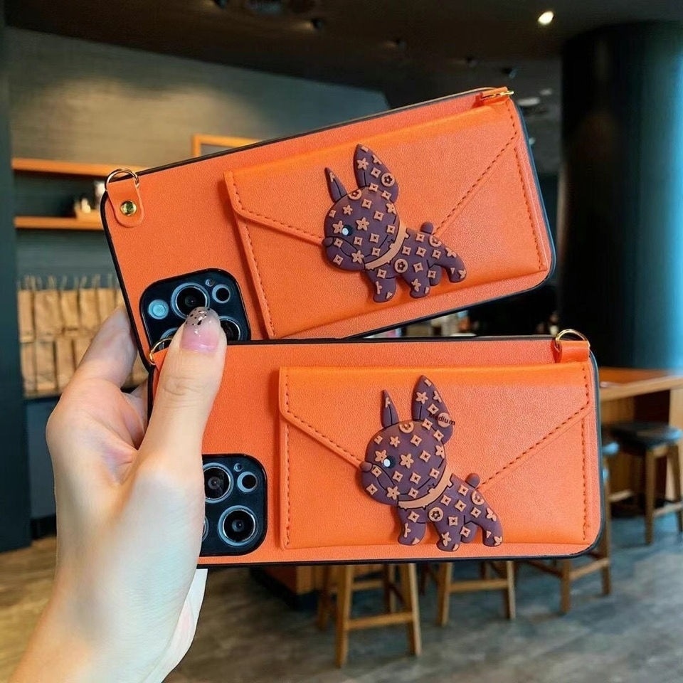 TechGlobe Compatible With Pro Max Coin Crossbody Phone Case IPhone 17 Trendy Fashion Card Holder Protective Cover_voghion.com