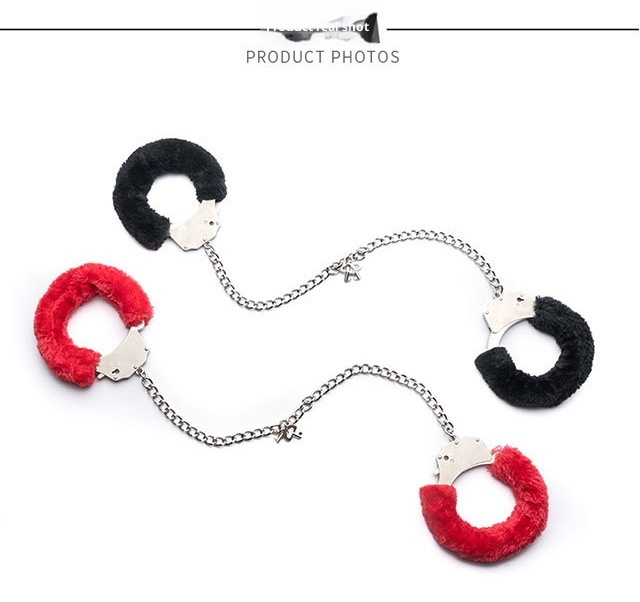 Menottes en peluche LuvBox Fangqu, jouets alternatifs pour le sexe, le flirt, l'amour et le bondage._voghion.com