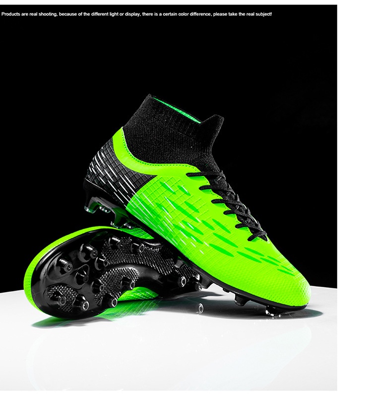 ShoeGlobe Autumn Binbin Bird Factory Direct Sales Long Spikes High Top Breathable Sports Training Shoes For Men And Women Football_voghion.com