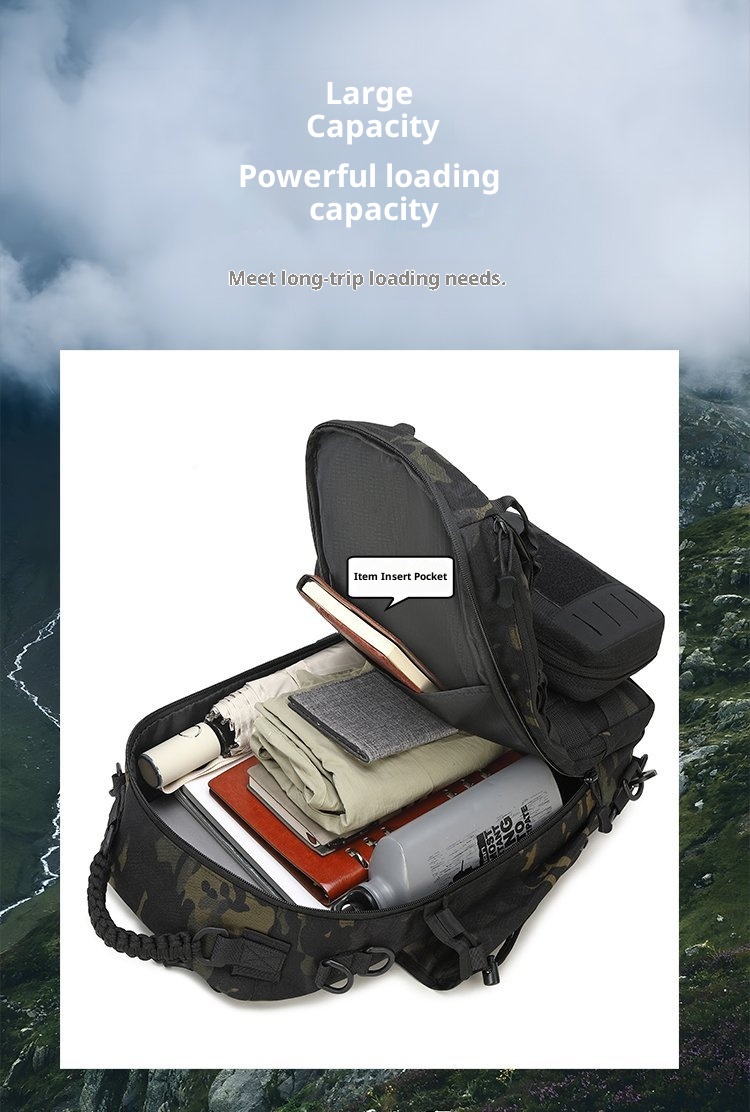 ActiveGo Lure Backpack Large Capacity Tactical Men's Outdoor Travel Mountaineering Cycling Sports Single And Double Shoulder_voghion.com