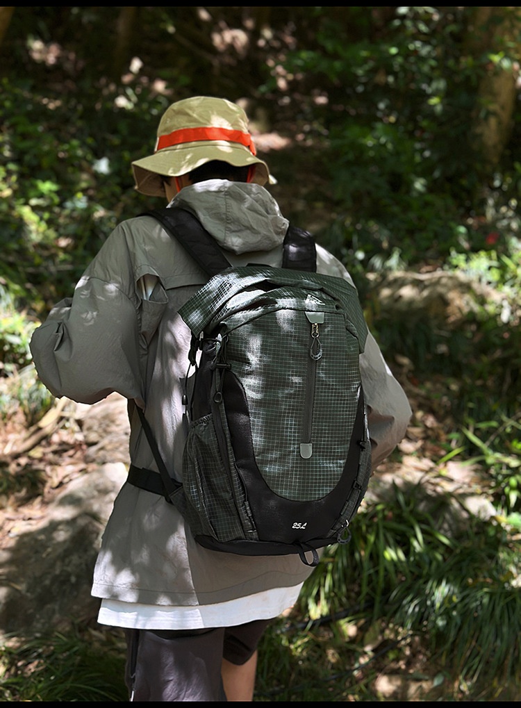 ActiveGo Mountain Style Outdoor Hiking Backpack For Women, Lightweight Large Capacity 25L Trekking Travel Backpack, Men's Student_voghion.com