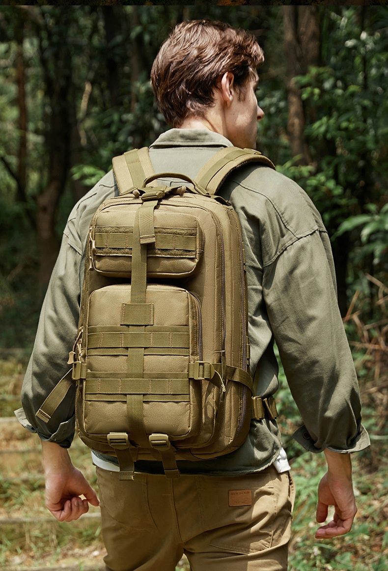 Zaino tattico ActiveGo, grande capacità, multifunzionale, per sport all'aria aperta, da viaggio, alpinismo, da uomo, portatile_voghion.com