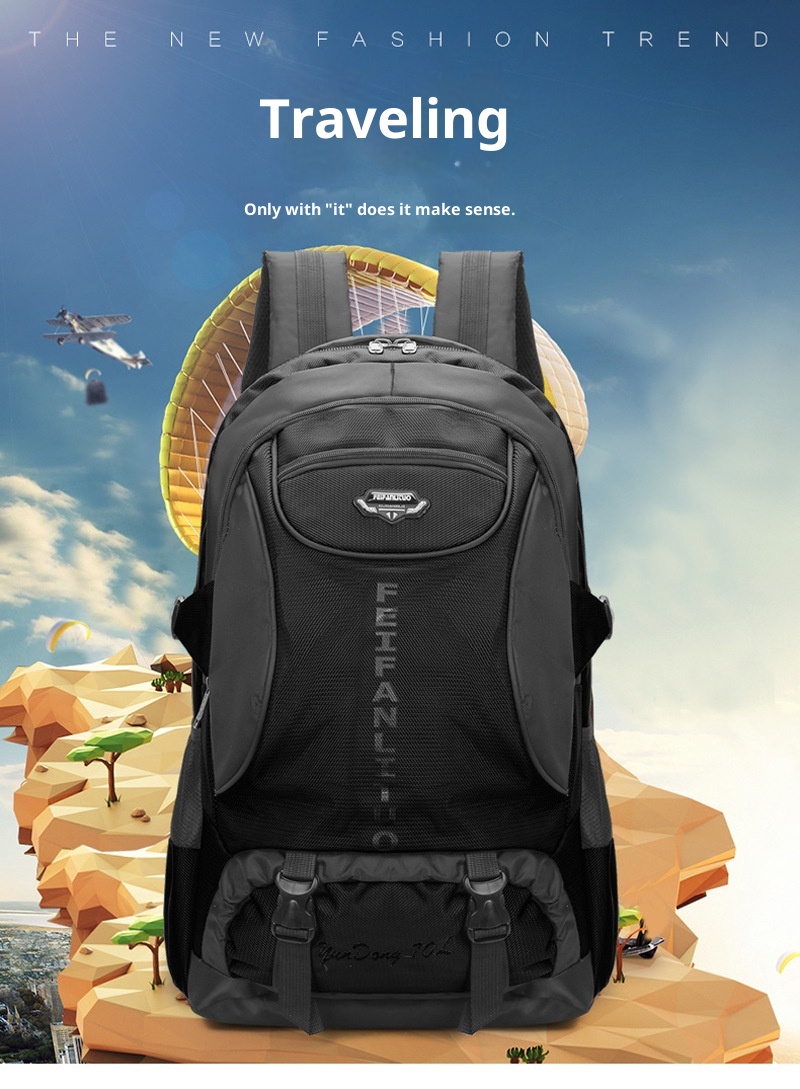 ActiveGo Outdoor Sports Mountaineering Wholesale Large Capacity Fashion Travel Backpack Lightweight Men's Fitness Cross-Country_voghion.com