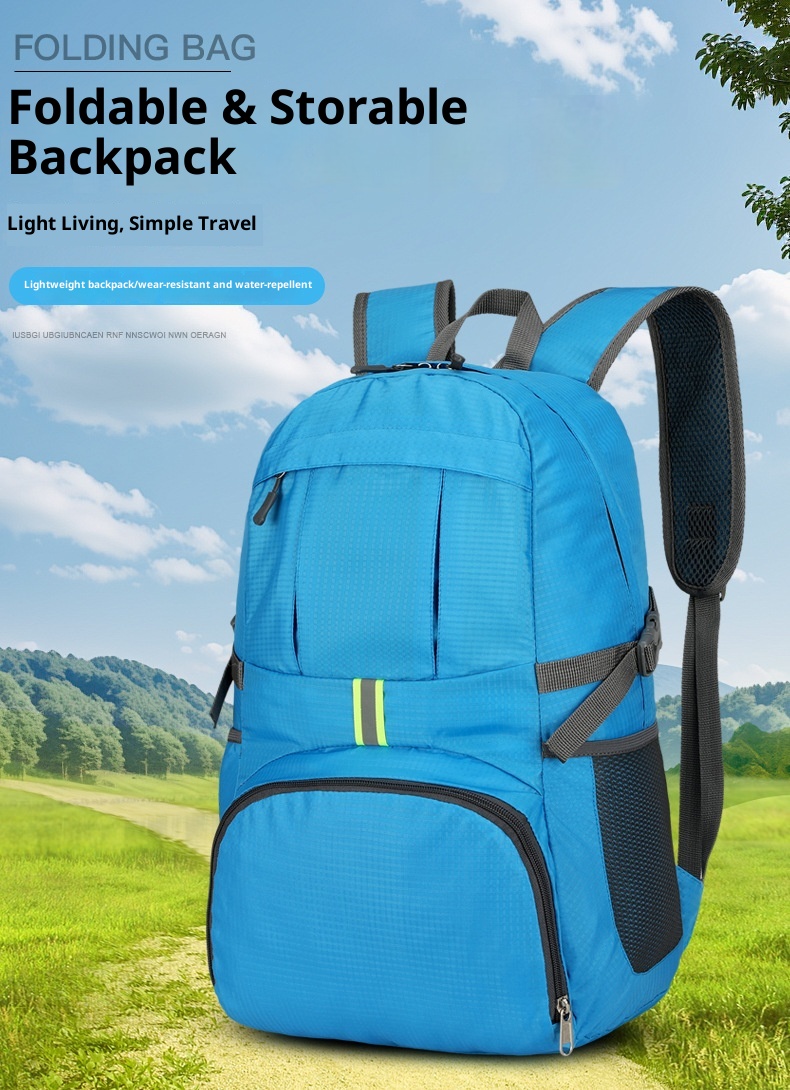 ActiveGo Outdoor Men's And Women's Ultra-light Sports Skin Foldable Backpack Mountaineering Waterproof Travel Large Capacity_voghion.com