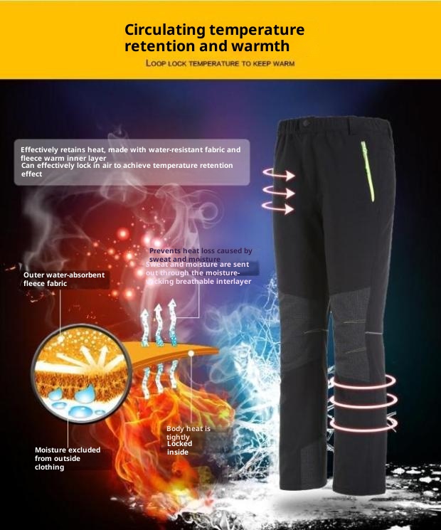 001 2025 Pantalones de esquí softshell para niños y niñas, resistentes al viento, impermeables, cálidos, de forro polar, ideales para senderismo y actividades al aire libre._voghion.com