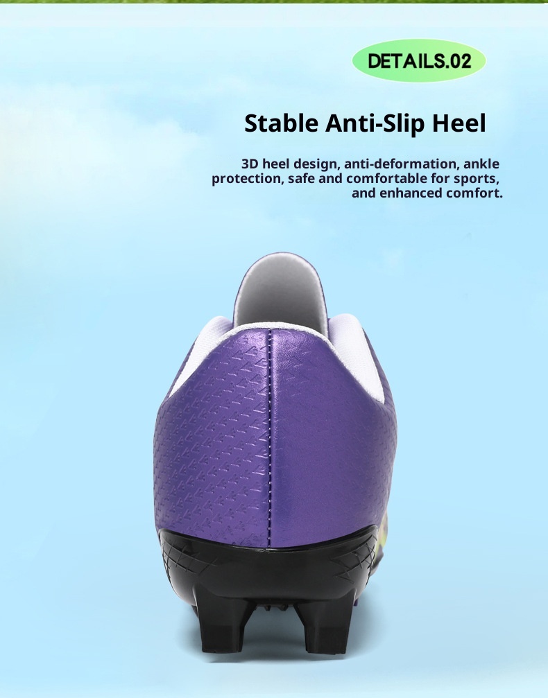 ShoeGlobe Foreign Trade Fußballschuhe für Kinder und Jugendliche, Unisex-Sportschuhe mit kurzen Spikes für Schüler,_voghion.com