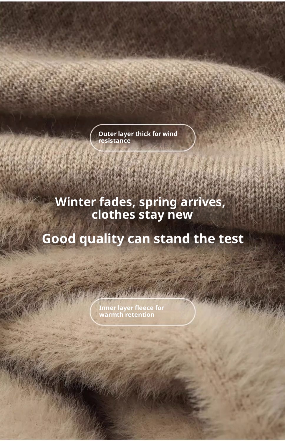 Maglione in pile caldo con collo alto e fodera in pile per uomo, autunno e inverno 2025, maglieria con colletto rovesciato,_voghion.com