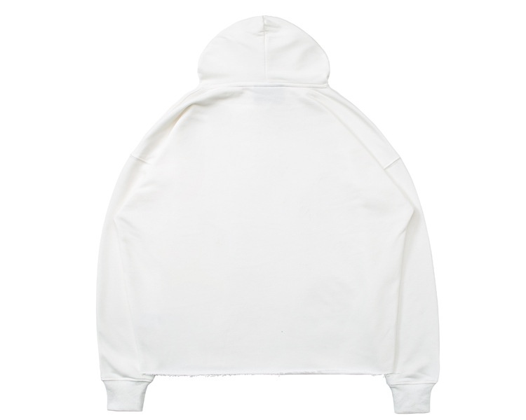 boy In Stock High-Quality 350g Hooded Sweatshirt With Destroyed Hem Supports Dropshipping Can Be Embossed Or Embroidered_voghion.com
