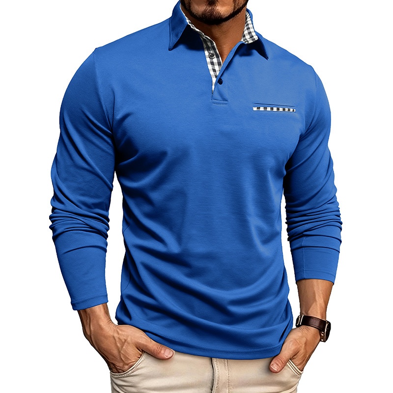 Camiseta polo transpirable y fresca para hombre, nueva colección otoño-invierno 2025, estilo europeo y americano, para comercio exterior._voghion.com