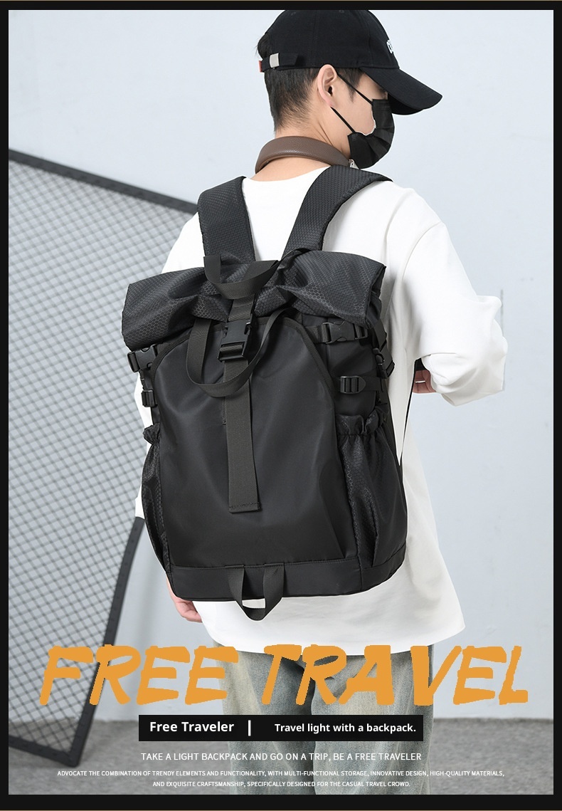 ActiveGo Men's Functional Travel Sports Outdoor Hiking Cycling Large Capacity Backpack For College Students Laptop School Bag_voghion.com