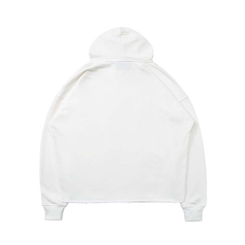 boy In Stock High-Quality 350g Hooded Sweatshirt With Destroyed Hem Supports Dropshipping Can Be Embossed Or Embroidered_voghion.com